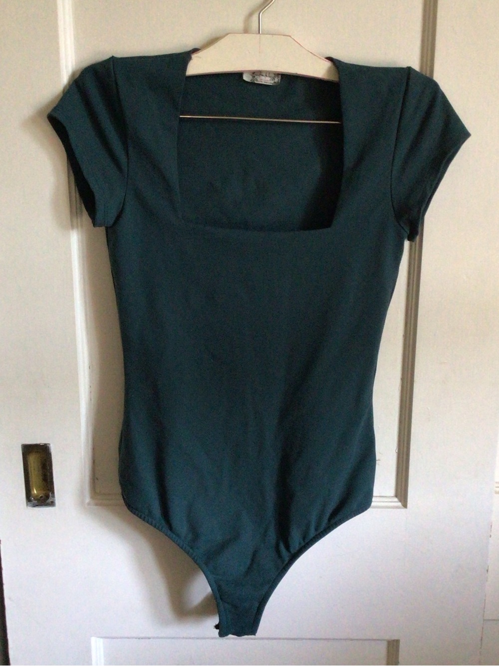 Free People Deep Teal Bodysuit